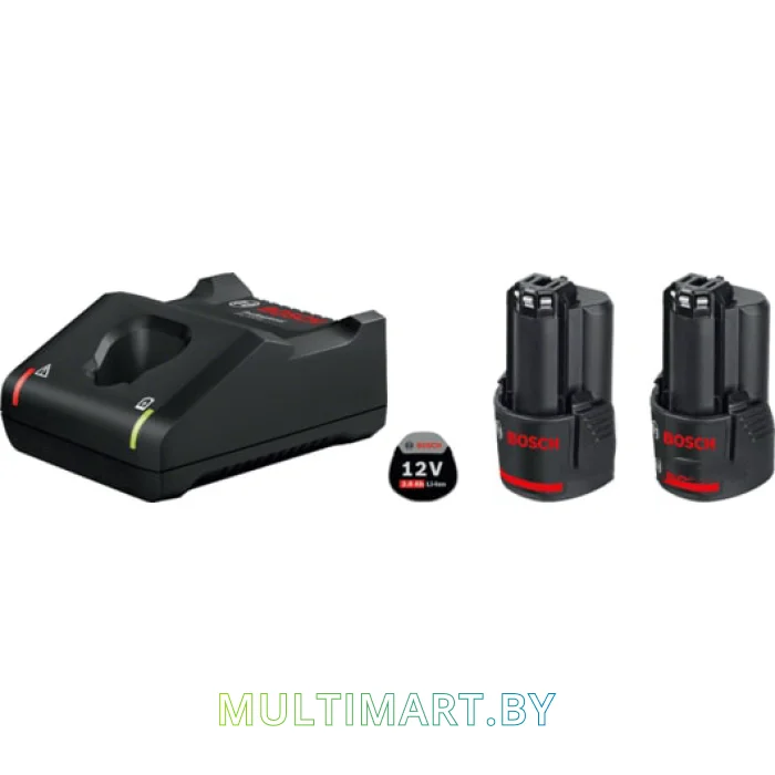 Аккумулятор с зарядным устройством Bosch GBA 12V + GAL 12V-40 Professional 1600A019R8 (12В/2 Ah + 12В)